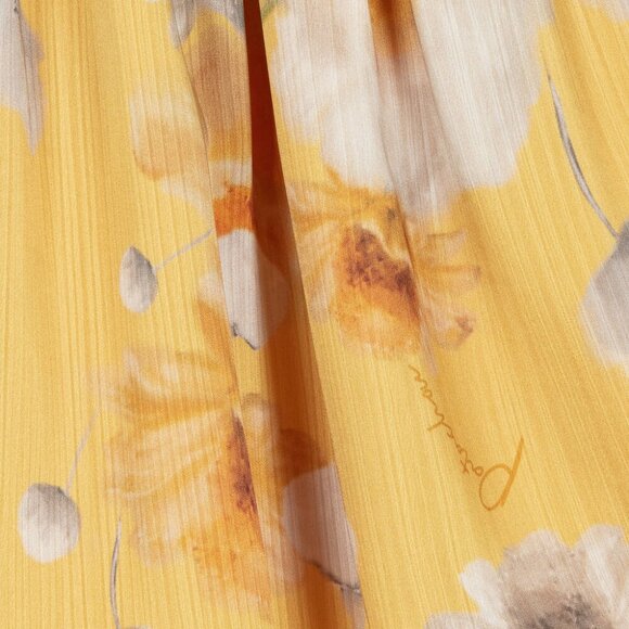 Patachou ! Girls Yellow Floral Chiffon Dress ( 3YRS) - Picture 3 of 11